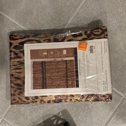 Leopard print Shower Curtain