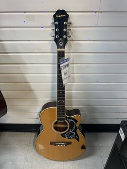 Epiphone Acoustic-Electric Cutaway Guitar