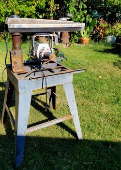 Vintage Dewalt 10 inch radial arm Bridge Sliding saw