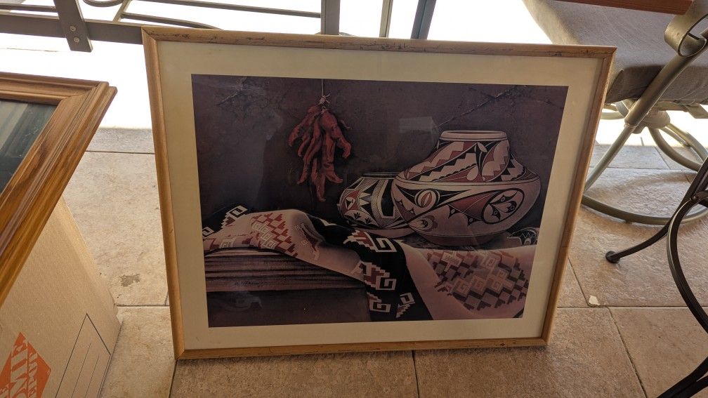 Native vintage picture frames