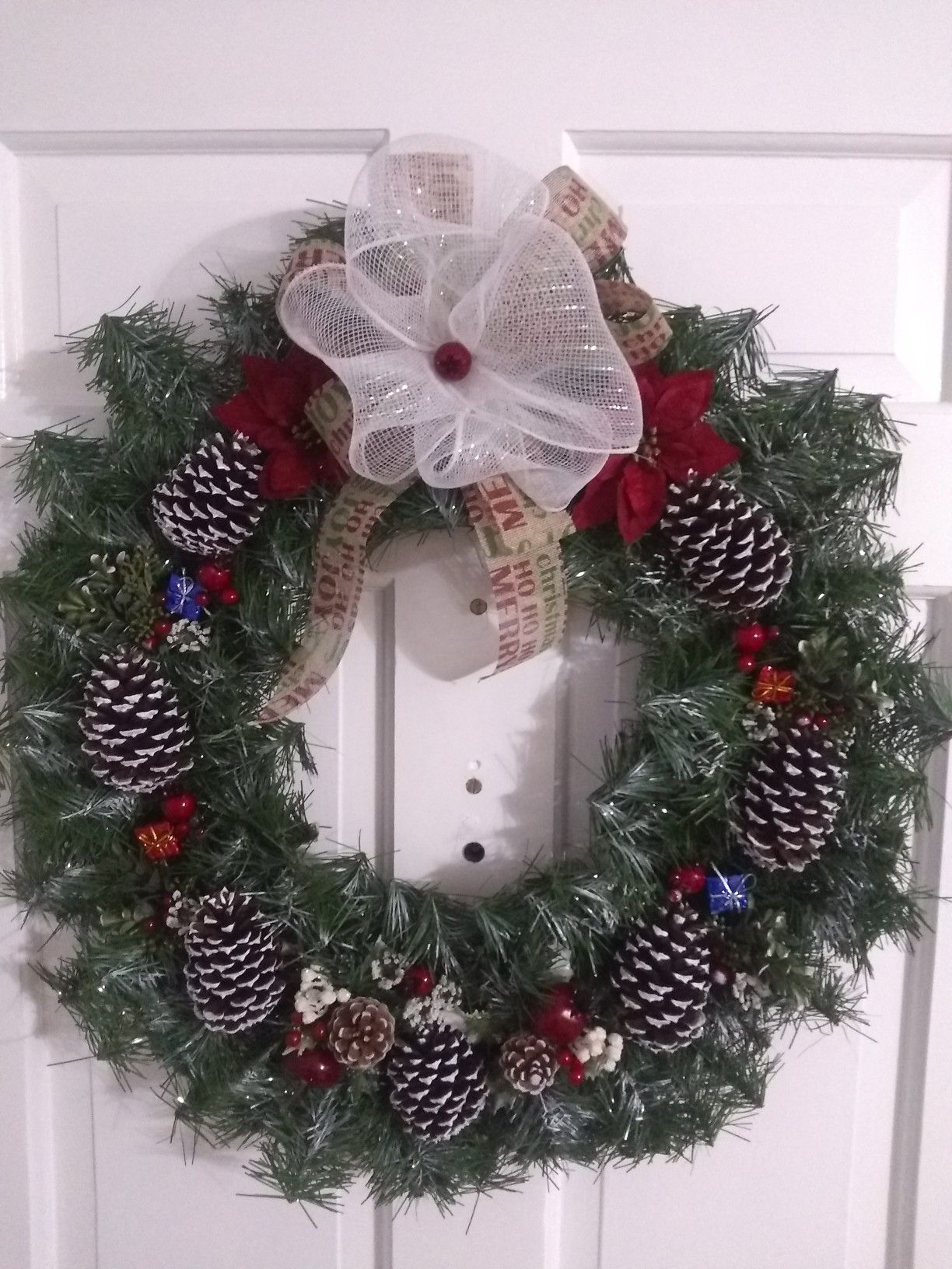 Hand crafted Christmas wreath