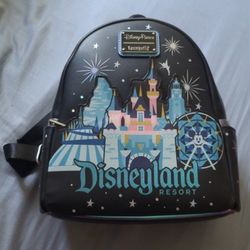 Disney  Loungefly  Backpack.  Disneyland Resort.  New