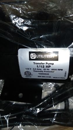 Utilitech 1/12 HP Stainless Steel Lawn transfer Pump