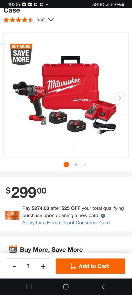 Milwaukee 2904-20 18Volt 1/2 Hammer Drill/driver