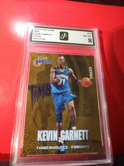 KEVIN GARNETT 2000/01 FLEER GAME TIME #59 EXTRA EJE 8 NM-MT