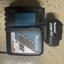Makita 18v 4 Amp battery and charger 