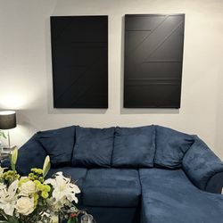 Blue Sectional Sofa