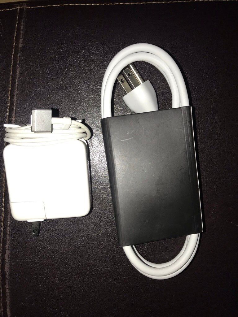 Apple 60W MagSafe2 charger with extension cable