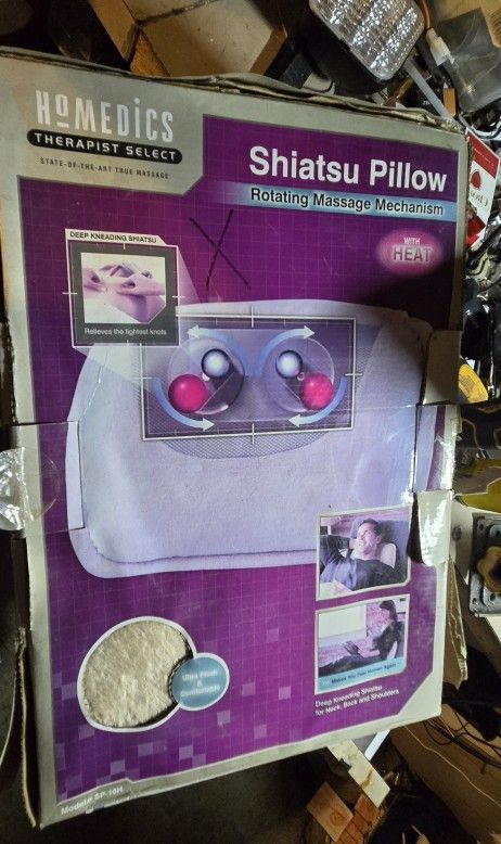 HoMedics Therapist Select Shiatsu Pillow (Model SP-10H).New.