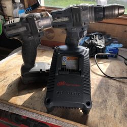 Ingersoll Rand 20 Volt Cordless 1/2” Drill And 3/8” Impact With Charger