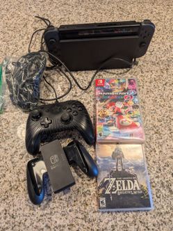 Switch 1 w/ games
