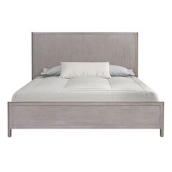 Grey Oak Wooden Bed