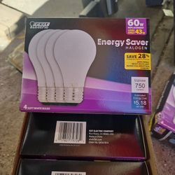  light bulbs  60w  Halogen 