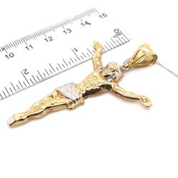 10kt Gold Pendant Large Jesus 4.25grams 146039 13