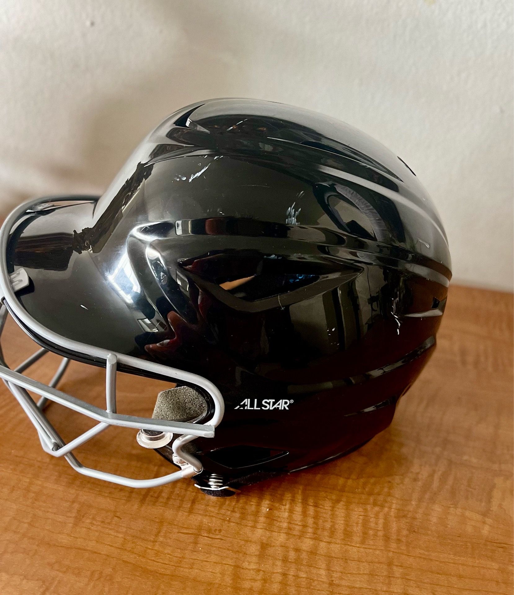 All-Star S7 Youth Batting Helmet W/ Attached Cage BH3000