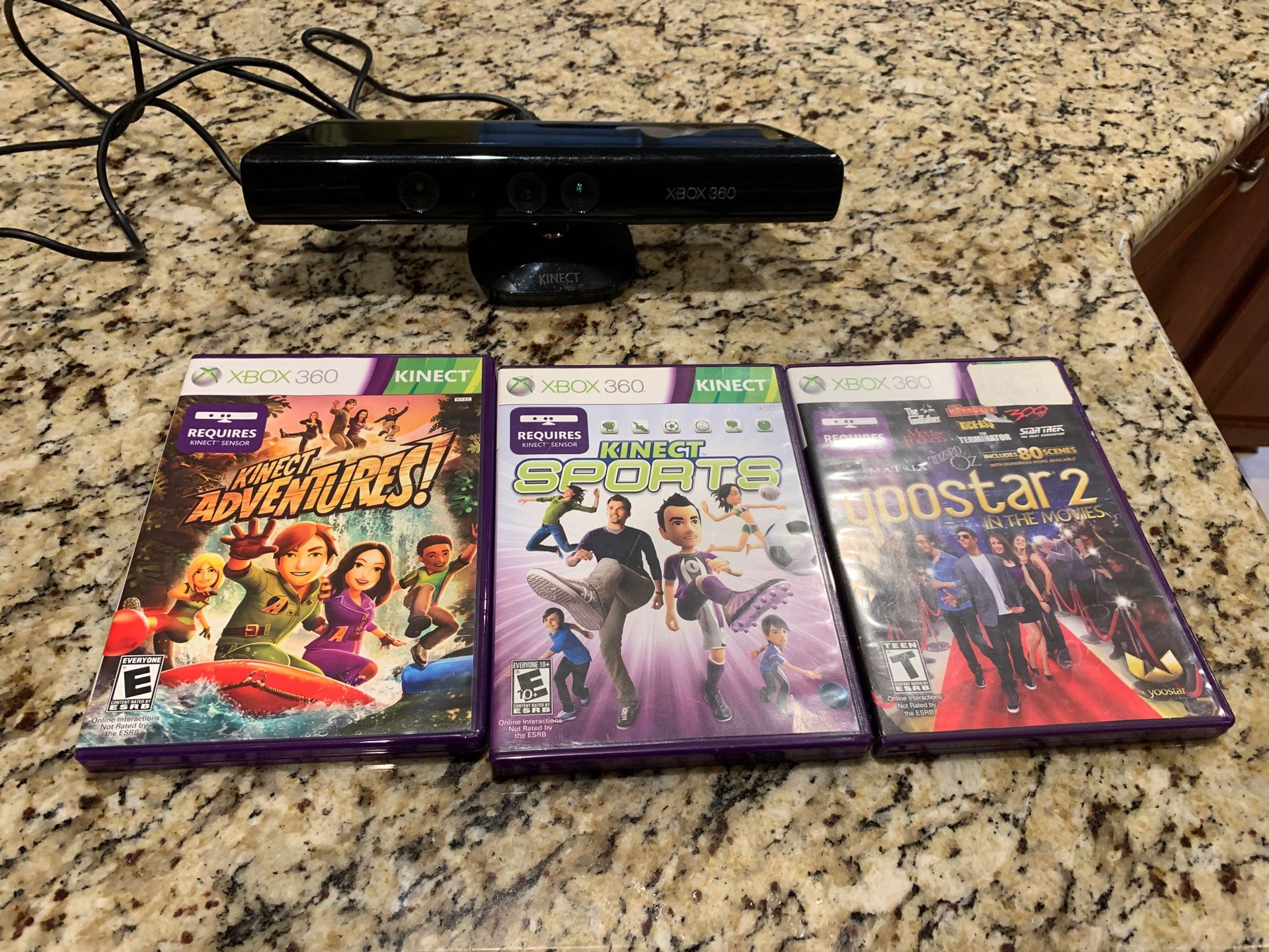 Xbox 360 Kinect with games