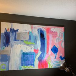 Hand Painted Astract Canvas