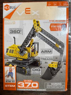 HEXBUG VEX Robotics Excavator, Buildable Construction Toy