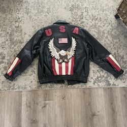 Vintage Leather USA Eagle Jacket