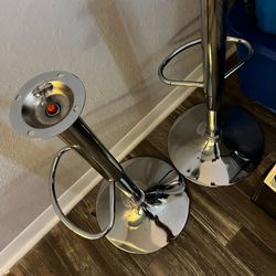 2 Bar Stool Square Counter Height Stool