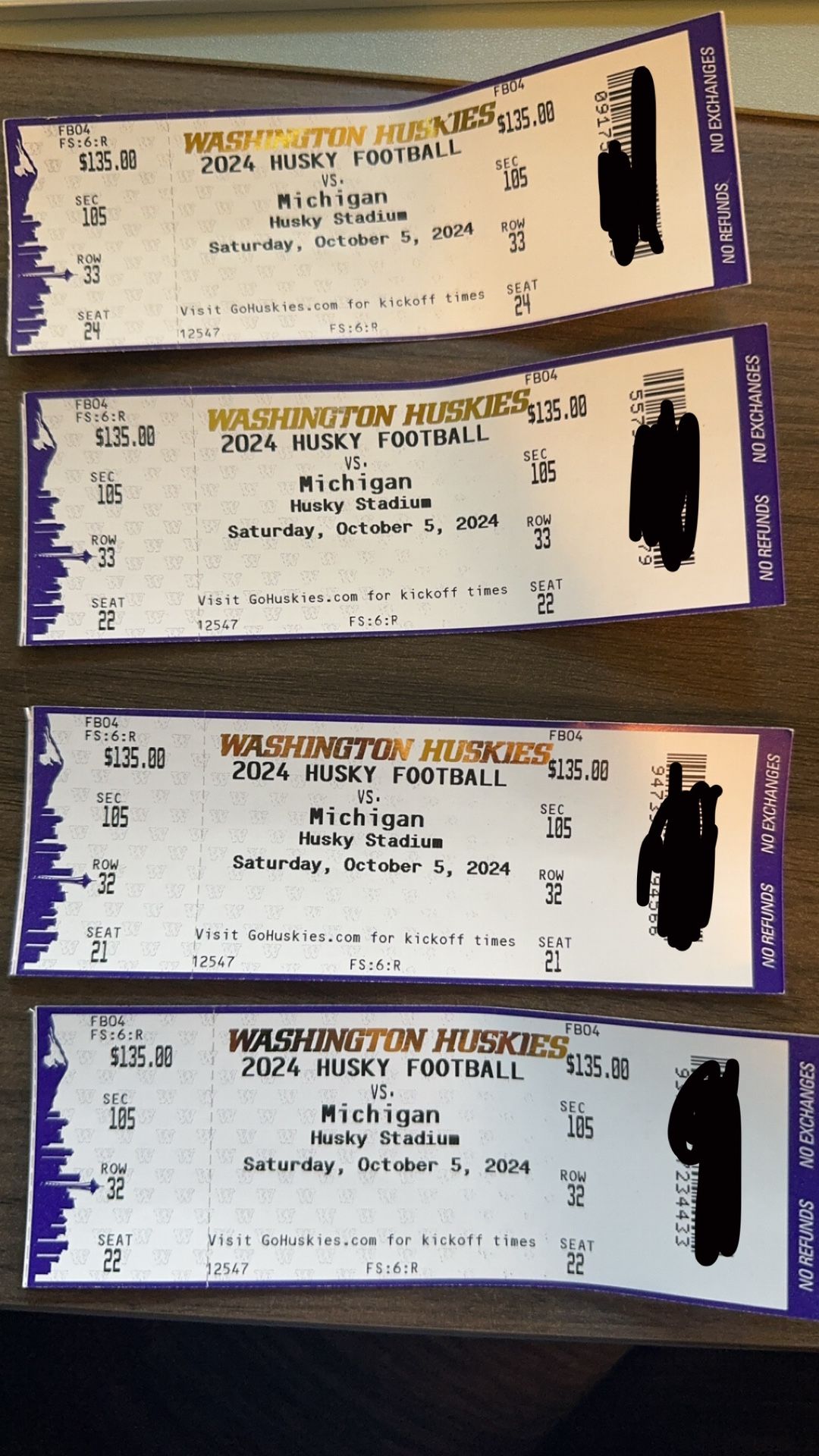 UW v MICHIGAN