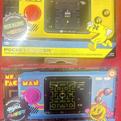 My Arcade PAC-MAN Pocket Player Portable Gaming System Pac-Panic Pacmania  + Ms.