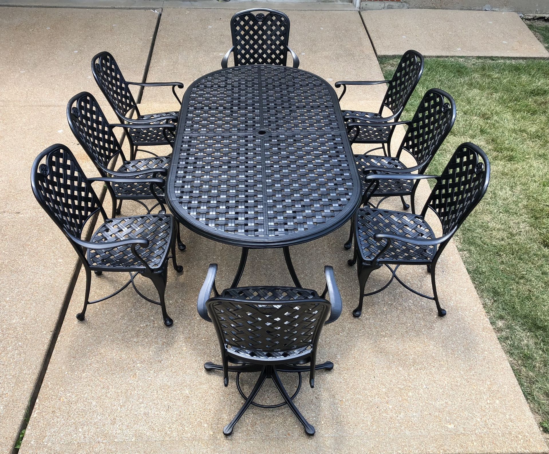 ⚜️Summer Classics Provance Powder Coated 8 Seat Outdoor Patio Furniture Set