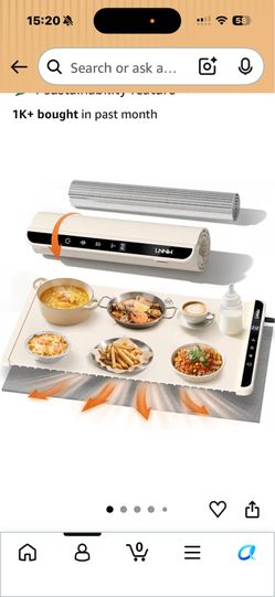 Food heating pad