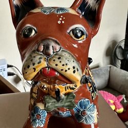 Talavera French Bulldog From Mexico 