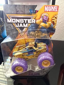 Monster Jam 'MARVEL' THANOS Die-Cast Monster Truck 1:64 By Spin Master