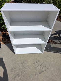 White Bookshelf