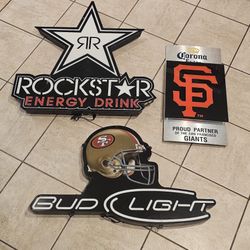 Set Of Illuminated signs