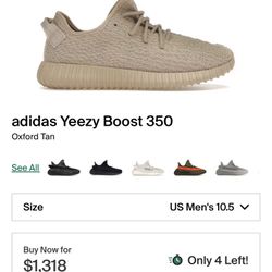 Adidas Yeezy Boost 350 'Oxford Tan'