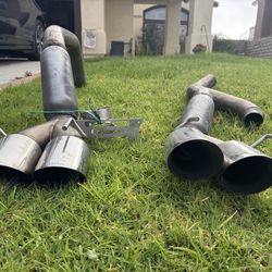 C6 LS3 hooker axle back exhaust