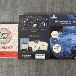 Camry Engine Filter X2 And Cabin Filter