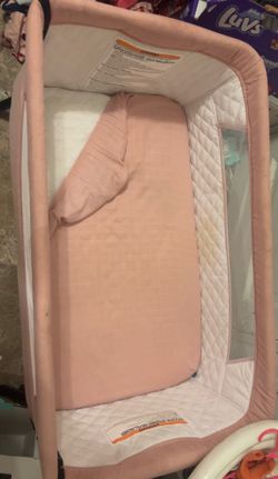 Pink bassinet