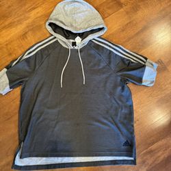 Woman’s Adidas Short Sleeve Hoodie Shipping Available 