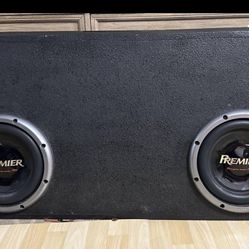 12” Pioneer Speakers With Custom Subwoofer box