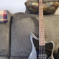 Mint Squire Jaguar Bass Guitar
