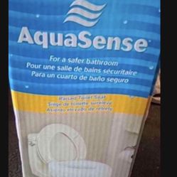 TOILET RISER. AQUASENSE. SEE PICS FOR SIZE. 