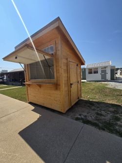 6x8 Tiki Bar / Vendor Booth Shed - Perfect for Events, Backyard Bars & Small Businesses!