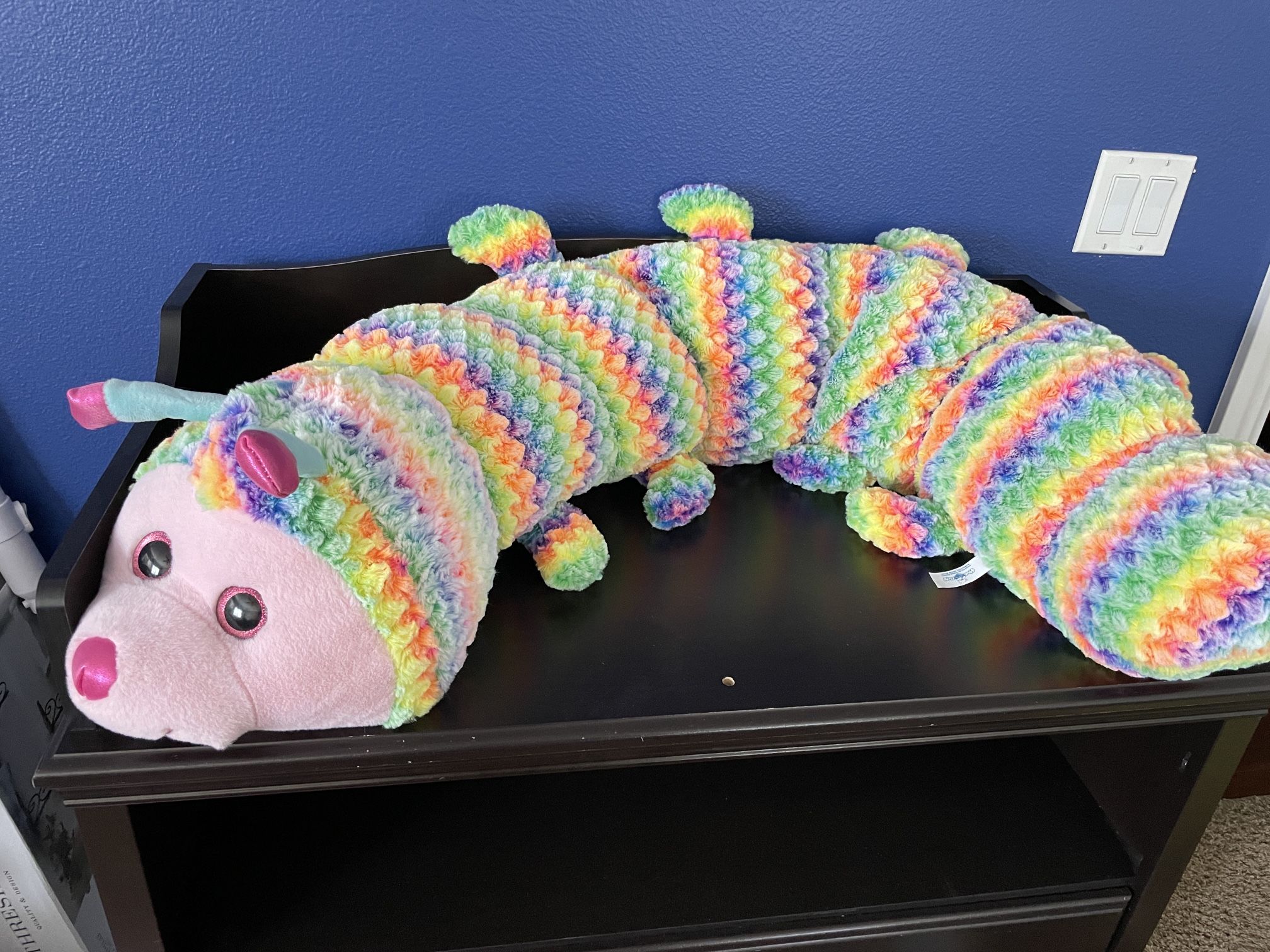 Stuffed Animal - Long Rainbow Caterpillar