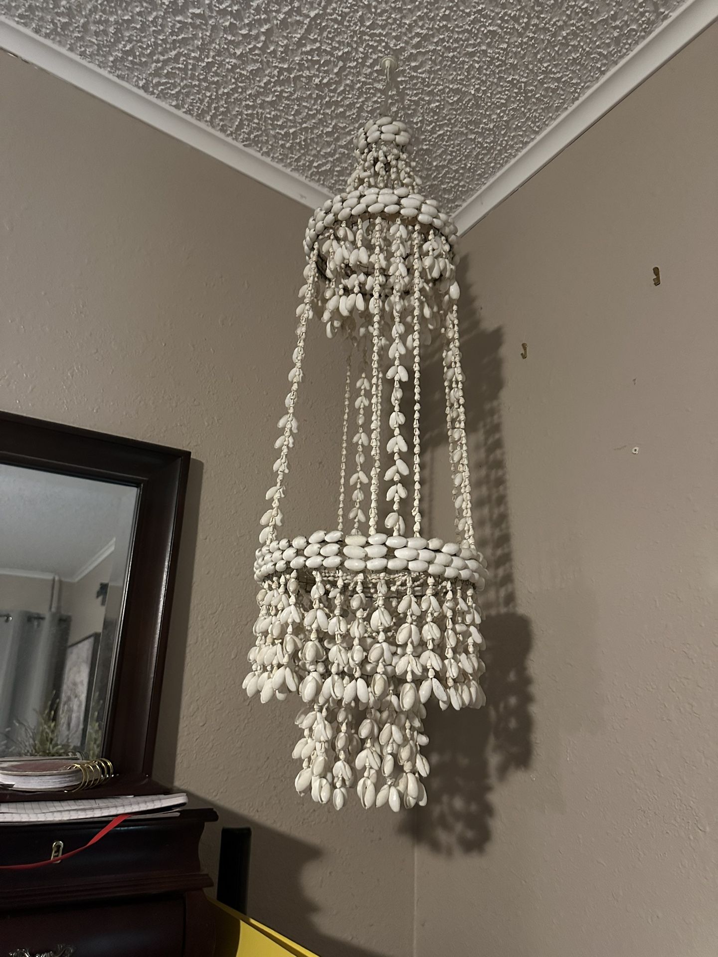 Boho Seashell Hanging Plant Holder CASH ONLY