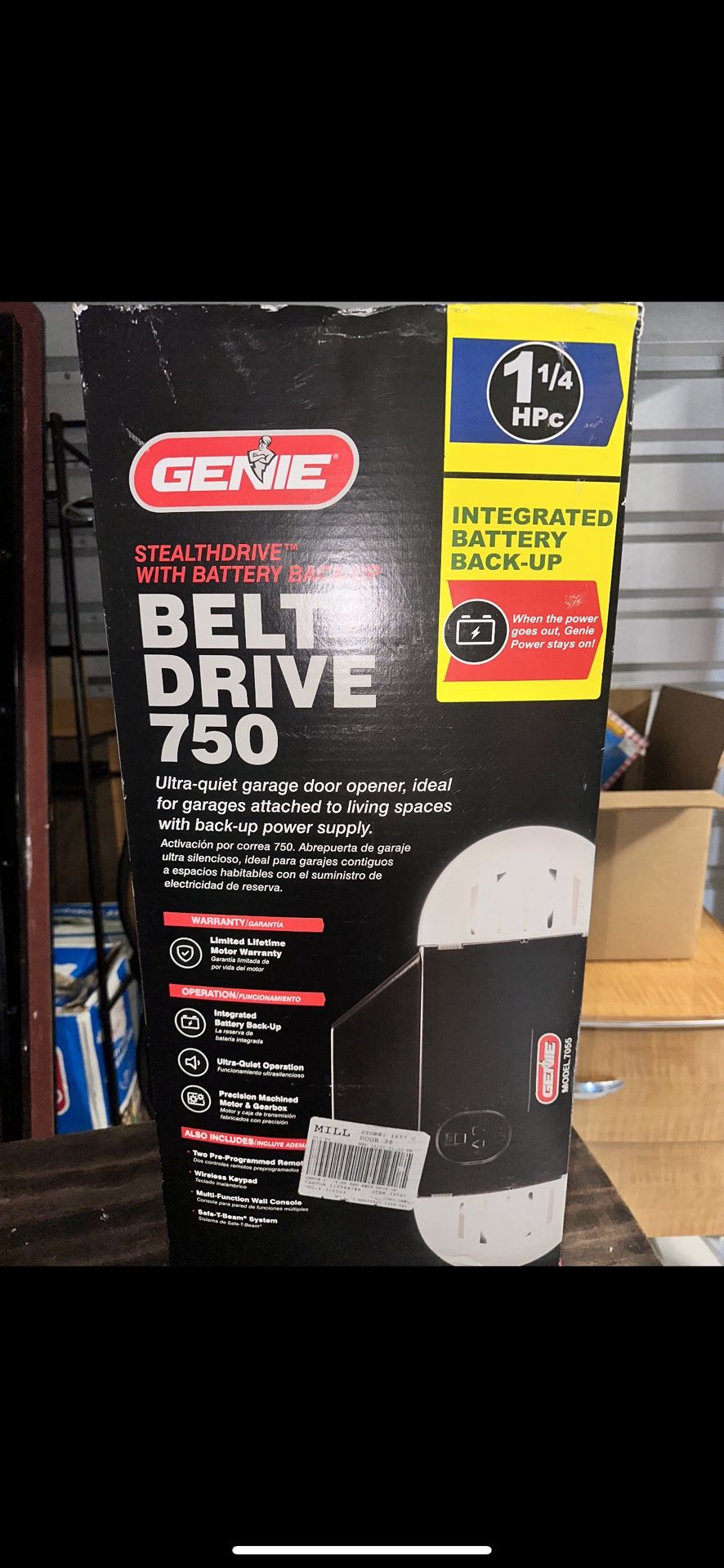 Genie Belt Drive 750 Garage Door Motor 