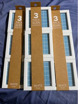 4” x 4” Photo Frames 3-pack