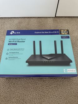 TP-Link AX1800 WiFi 6 Router V4 (Archer AX21) – Dual Band Wireless Internet