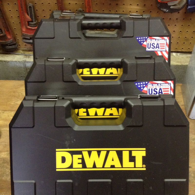 20 V DeWalt drill boxes each