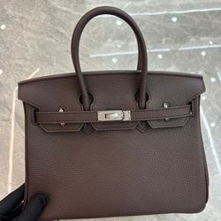 coffee birkin bag Brand new and unused