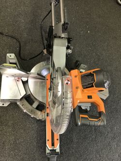 Ridgid 12” sliding Miter Saw