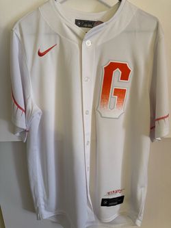 Jersey Men Nike San Francisco Giants MLB White Orange New
